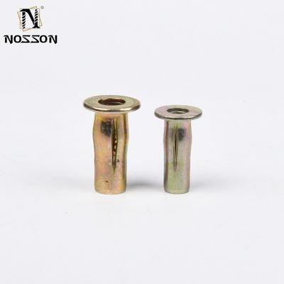 LED Light Fastening Solution M3 Semi Tubular Rivets in Bright Finish and Aluminum Material