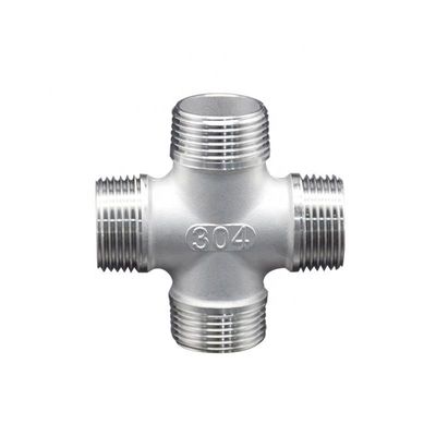 Stainless Steel Threaded Sanitary Pipe Fittings Union Elbow featuring Connection Nipple for Water Supply Plumbing Connection