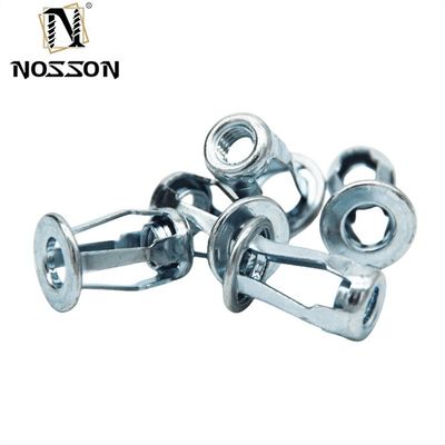 Water Treatment 3/8 M6 Steel Zinc Plated Galvanized Stainless Steel SS304 Petal Insert Nut Lantern Rivet Nut Molly Jack Nut