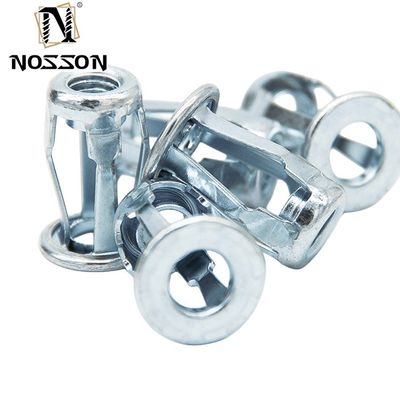 Water Treatment 3/8 M6 Steel Zinc Plated Galvanized Stainless Steel SS304 Petal Insert Nut Lantern Rivet Nut Molly Jack Nut