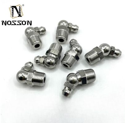 DIN Standard M12 M10 M8 M6 1/8 1/4 Stainless Steel Straight 304 Grease Nipple NPT Oil Mouth for Pipe Line Butter Gun Fittings