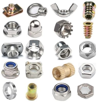 M6 M8 M10 M12 Inox Breakable Shear Nuts with DIN Standard Healthcare Carbon Steel Conical SS304 SS316 Finish galvanized