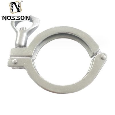 High Strength Stainless Steel Tri Clamp for Heavy Duty High Pressure Equipment Pipe DIN Standard 304/316 Material
