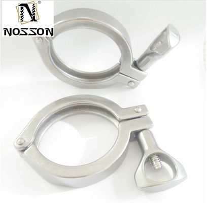 High Strength Stainless Steel Tri Clamp for Heavy Duty High Pressure Equipment Pipe DIN Standard 304/316 Material