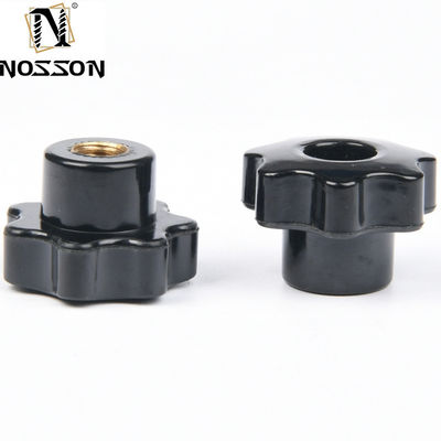 Chrome Plated Oil Gas Plastic Knurled Clamping Nuts Knob Handle Star Knob Assortment Kit M4/M6/M8/M10 Threaded Hand Knob