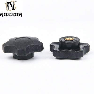 Chrome Plated Oil Gas Plastic Knurled Clamping Nuts Knob Handle Star Knob Assortment Kit M4/M6/M8/M10 Threaded Hand Knob