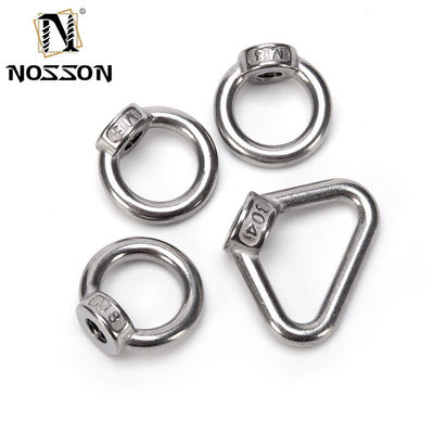 Galvanized Grade A4-80 M16 M6 M8 M10 5/8 SS Stainless Steel Oval Eye Nut for Lifting Japanese Type DIN582 Round Rings Nuts