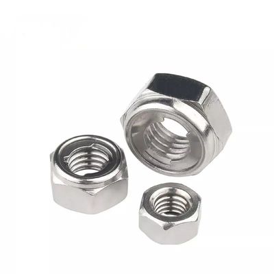 High Precision Carbon Steel All Metal Hex Lock Nut for JIS Standard Stainless Steel 304 316 and Metric Measurement System