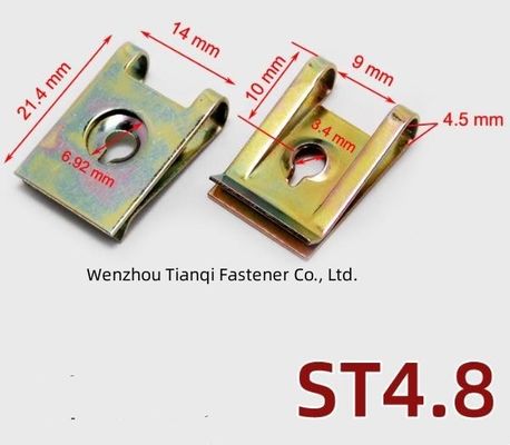 Oil Gas Stainless Steel Spring U Shape Lock Nut U Clip Nut for Retail Industry Plain