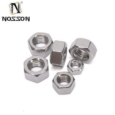 Industrial Black Oxide Finish Hex Head Nuts for M1.6 M2 M2.5 M3 M4 M5 M6 M8 M10 M12 M14 M16 M20 SUS 304 316 Stainless Steel