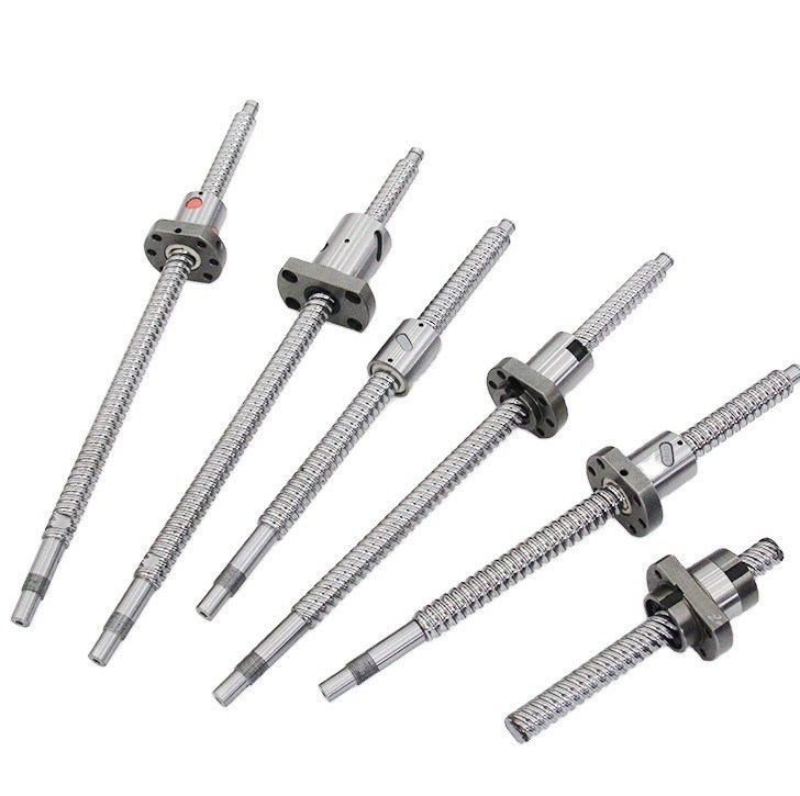 Flanged Single Ball Nut Ball Screw SFU 2005 2505 for Metric Measurement System Precision C3 C5 C7 Left Hand Thread HIWIN