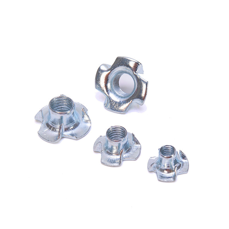Chrome Plated Steel M3-M10 Oil Gas Measurement System Imperial Inch Blind Pronged Insert Speaker Nut