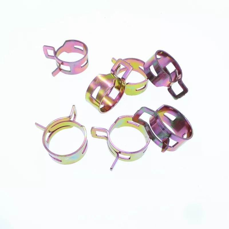 Stainless Steel Heavy Duty Clamp Metal Action Fue Spring Type Hose Clamp with ZINC Finish and Customized OEM Support