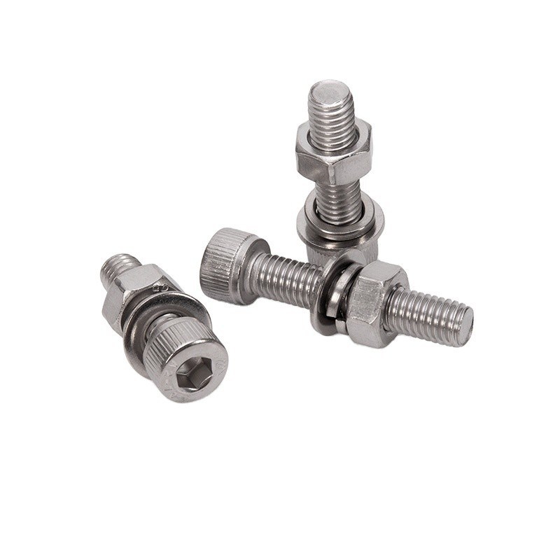 M2 M2.5 M3 M4 M5 M6 M8 M10 M12 M14 M16 M20 Stainless Steel Cap Head Titanium Allen Socket Hex Screws with BLUE DYED Finish