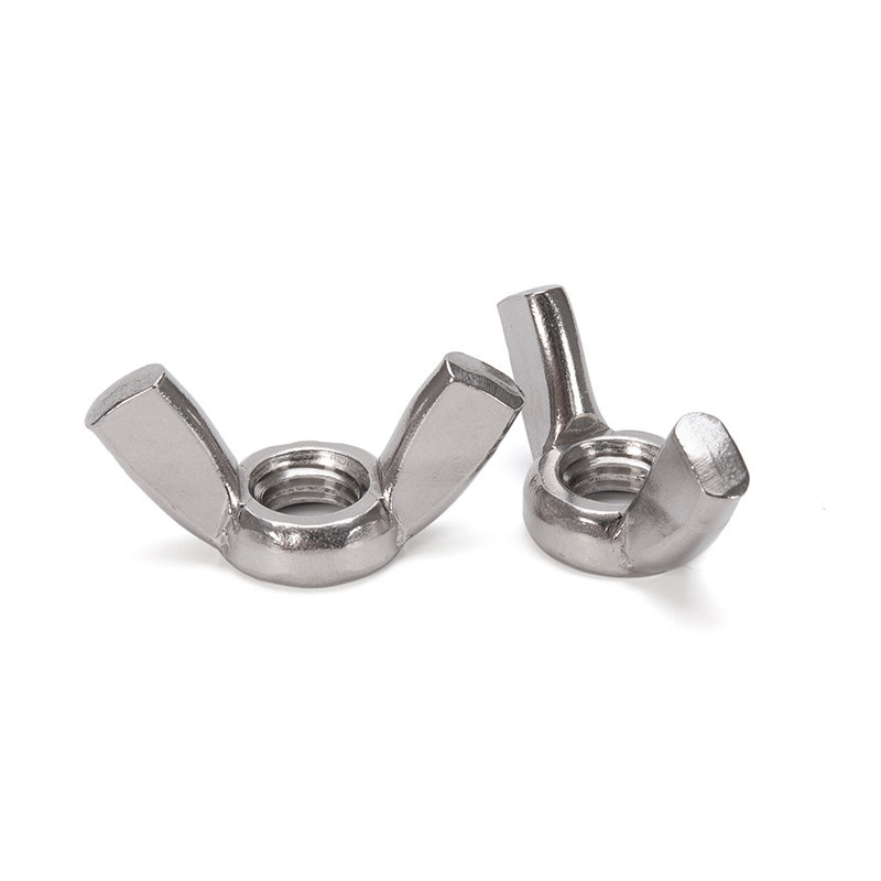 Galvanized Finish M6 DIN 315 Stainless Steel Wing Nuts for Imperial Measurement System Applications