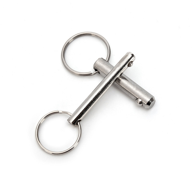 General Industry Silver Quick Reseal Plunger Pin Fastener Safety Stop Stainless Steel Ball Pin for Air Shipping Needs